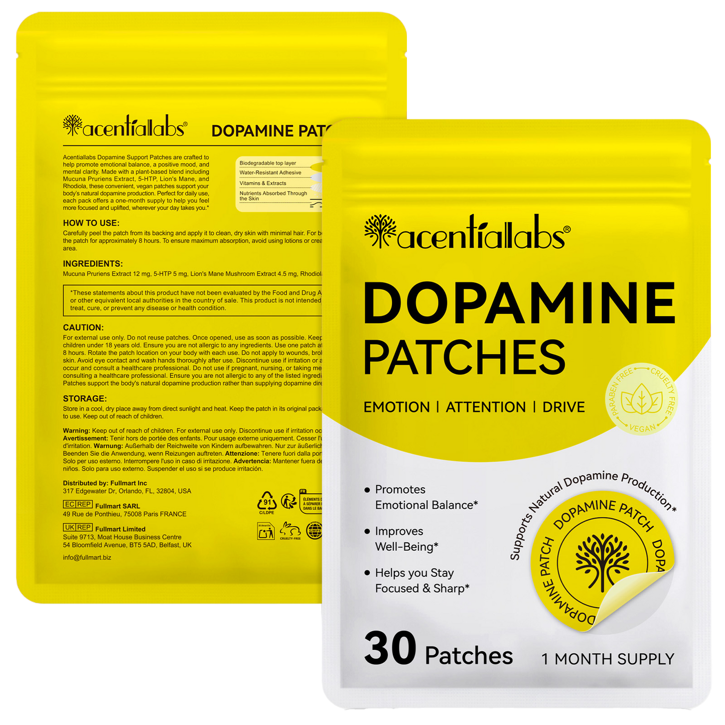 Plasturel® Dopamine – Crește motivația și starea de bine